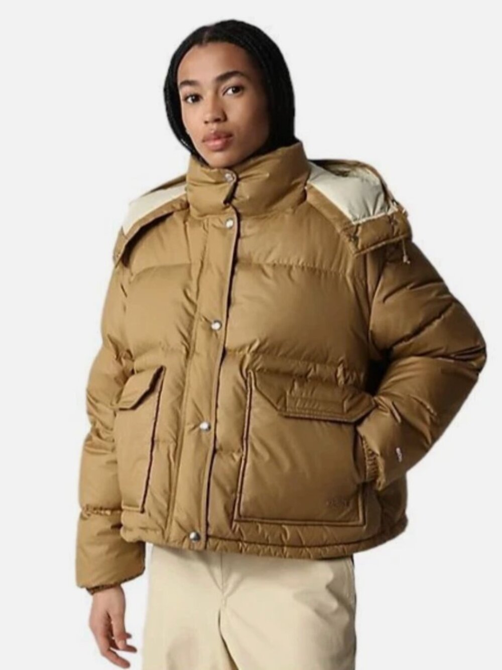 *NWT* The North Face '71 Sierra Down Short Hooded Jacket $380 - "Utility Brown"
